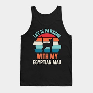 Funny Egyptian Mau Cat Tank Top